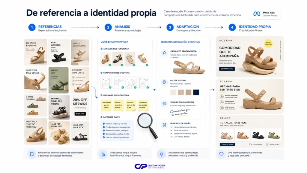 Investigación y creación de anuncios para un ecommerce de calzado