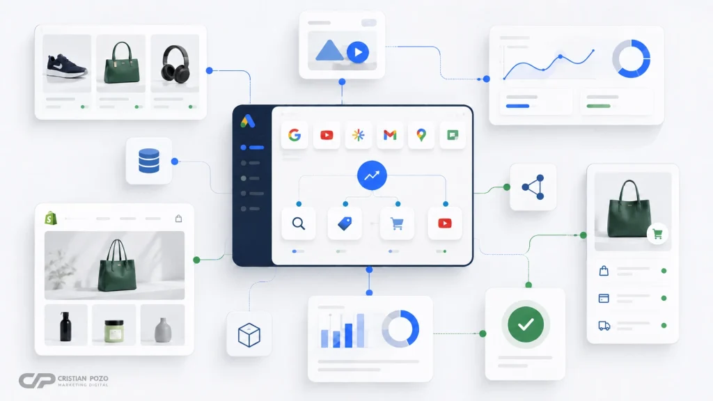 Performance Max en Google Ads aplicada a una estrategia de ecommerce